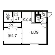 Gland Briller ASABU(グランブリエ麻生)の間取り画像