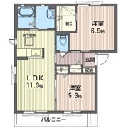 ヴァン・コリーヌ Ⅰの間取り画像