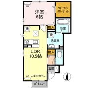 アンソレイエの間取り画像
