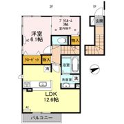 ヴィラアヴェニューセレーネ B棟の間取り画像