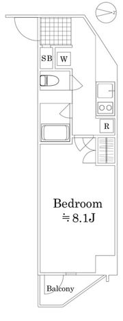 セントパレス王子の間取り画像