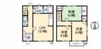 メゾネット祇園 A棟の間取り画像