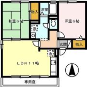 ボーンハウスこどもの森 A棟の間取り画像