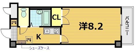 クレスト草津の間取り画像
