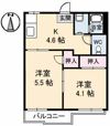 ハイツあかね B棟の間取り画像