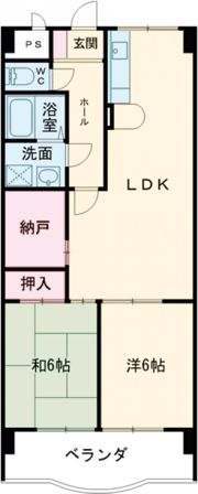 サンテラス福井の間取り画像