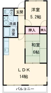 日吉壱番館の間取り画像