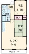 日吉壱番館の間取り画像