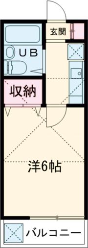 アルカディア河辺7 Aの間取り画像