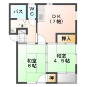 スカイハイツの間取り画像