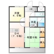 レインボーKの間取り画像