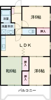 ロイヤルハイツ下田の間取り画像