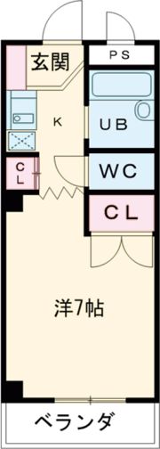 ハイツヤマネの間取り画像