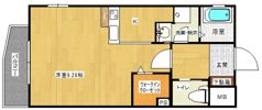 【舟入幸町】KDXレジデンス舟入幸町の間取り画像