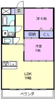 ふじ第2マンションの間取り画像