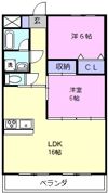ふじ第2マンションの間取り画像