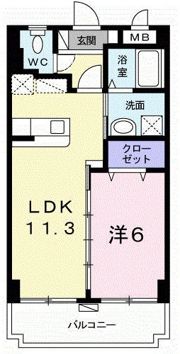 コートドオール パレスの間取り画像