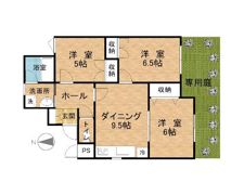 パセオ木田の間取り画像
