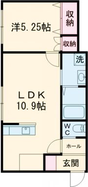 PrendreⅡの間取り画像