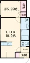 PrendreⅡの間取り画像