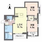 ウィステリア蜷川の間取り画像