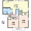 コスモタウン森岡 C棟の間取り画像
