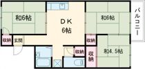 親和ハイツ2号の間取り画像