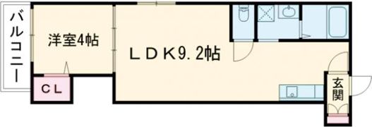 F asecia Propus（エフ アソシア プロプス）の間取り画像