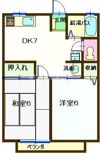 スリースター竹山の間取り画像