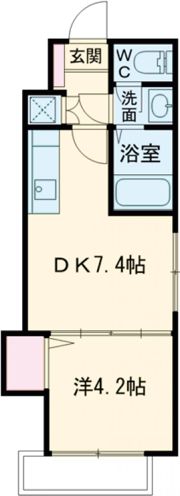 クラリス魚の町の間取り画像