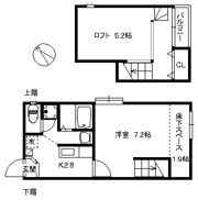 ボルベール学研都市の間取り画像