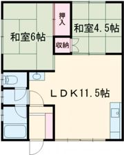 ベルディーMの間取り画像