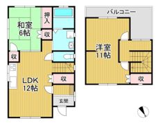 国分町(1438番6)戸建の間取り画像