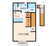 ミルフィーユ広表Aの間取り画像