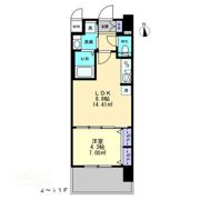S-RESIDENCE中央町alectraの間取り画像