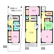 瑞穂区井戸田町のお家の間取り画像