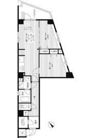 コスモリード新宿余丁町の間取り画像