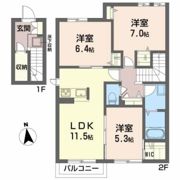 シャーメゾン 錦Bの間取り画像