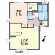 ラフィーネ水沢の間取り画像