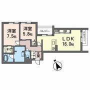 アイクレールの間取り画像