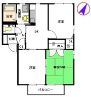 ディアス花山手 弐番館の間取り画像