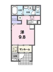 サニー アヴニールの間取り画像