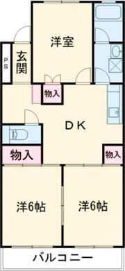 オーシャンコートの間取り画像
