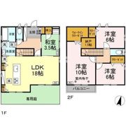 岐阜市守口町貸家の間取り画像