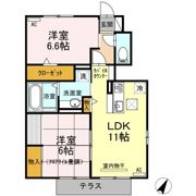 SECOND ライムの間取り画像