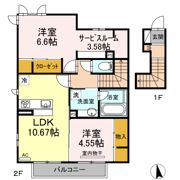 Esperio B棟の間取り画像