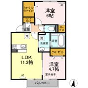 セジュール吉井の間取り画像