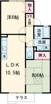 リブェールけやき Ⅰの間取り画像