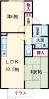 リブェールけやき Ⅰの間取り画像