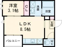 REGALEST 龍田テラスの間取り画像